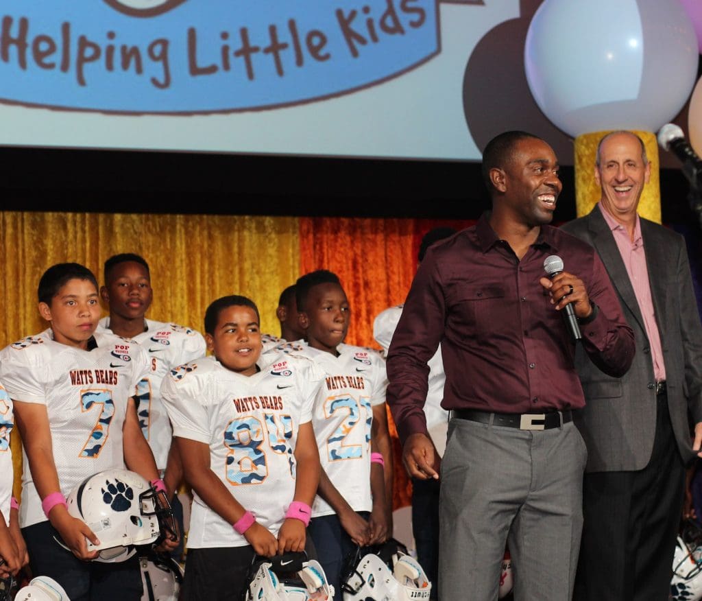 group of kids on stage at an event