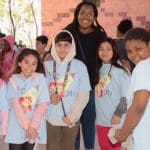group of kids on a field trip