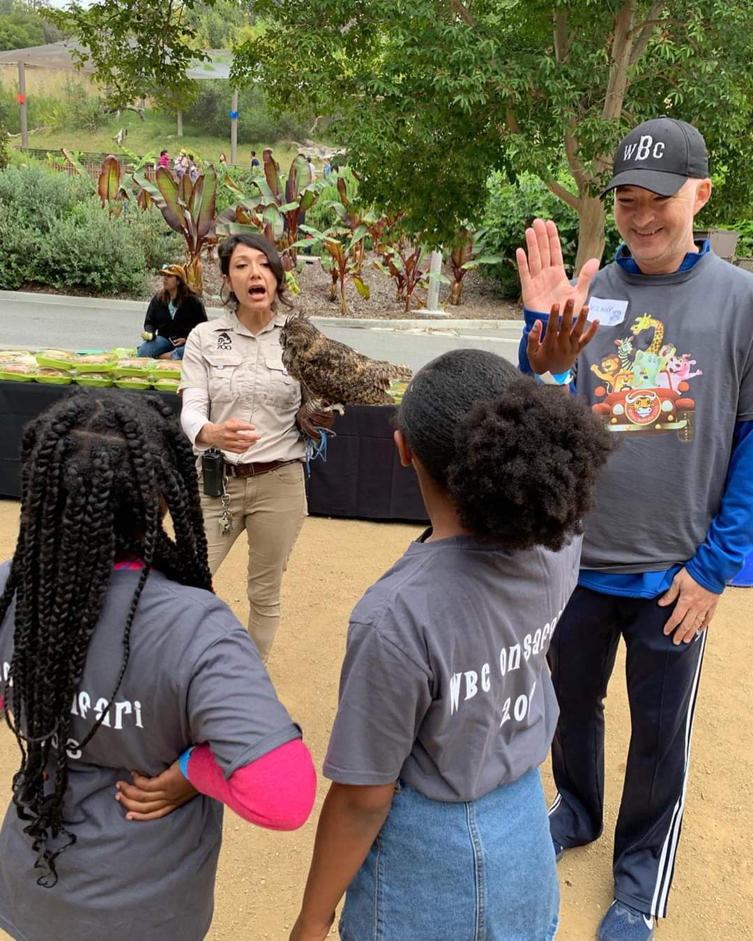 kids attending WBC safari day
